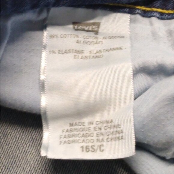 Levi's The Original Jeans Womens 16S/C Mid-Rise Skinny Denim Red Tag Embroidered - Picture 5 of 11